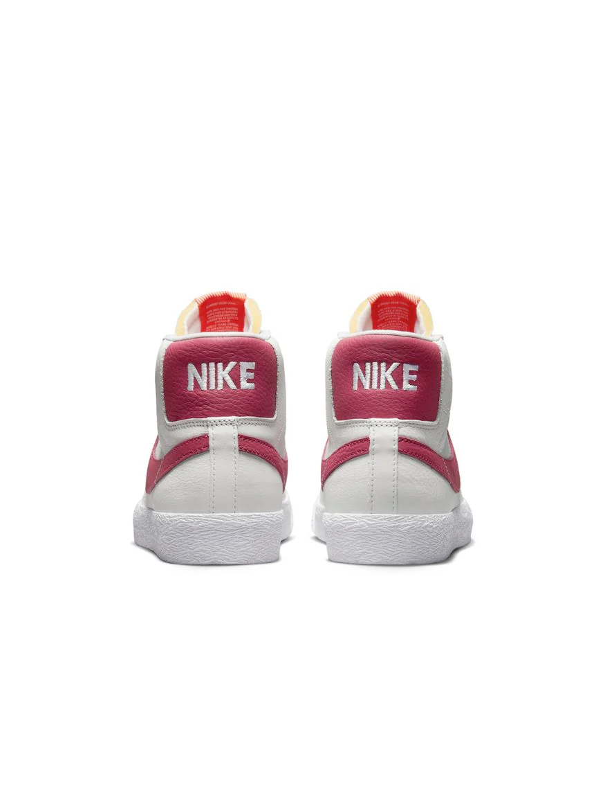 Nike SB Zoom Blazer Mid-White/Pink - Image 5