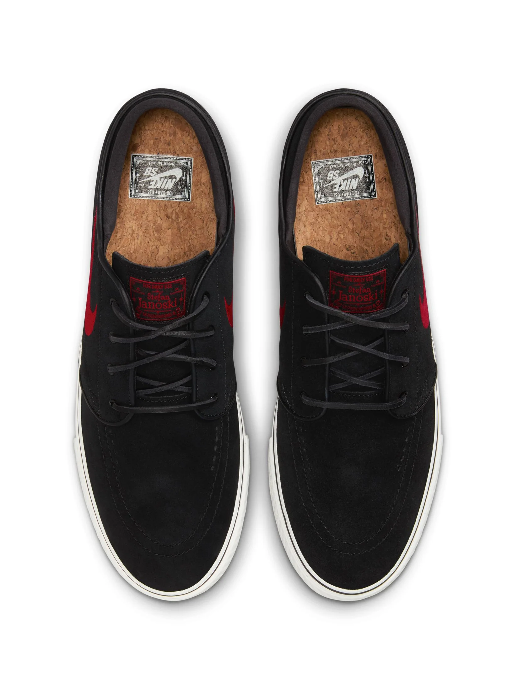 Nike SB Zoom Janoski OG+ - Black / University Red - Image 3