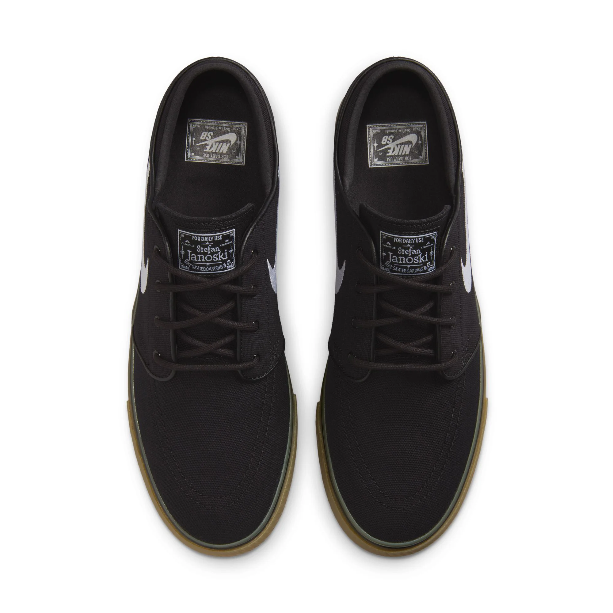 Nike SB Zoom Janoski OG+ Canvas - Black / White / Black - Image 3