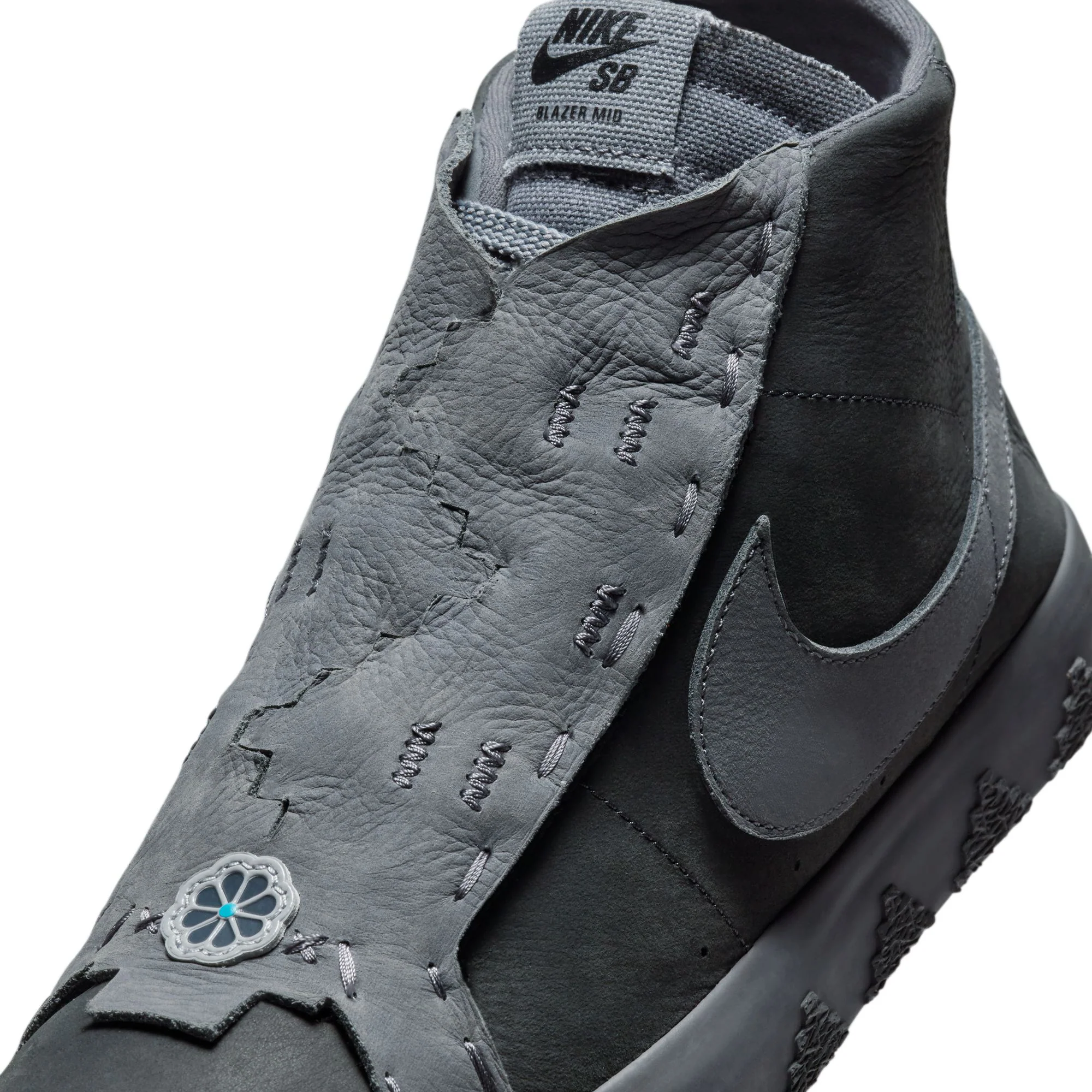 Nike Zoom Blazer Mid Qs - Anthracite / Dark Smoke Grey Di’orr Greenwood - Image 7