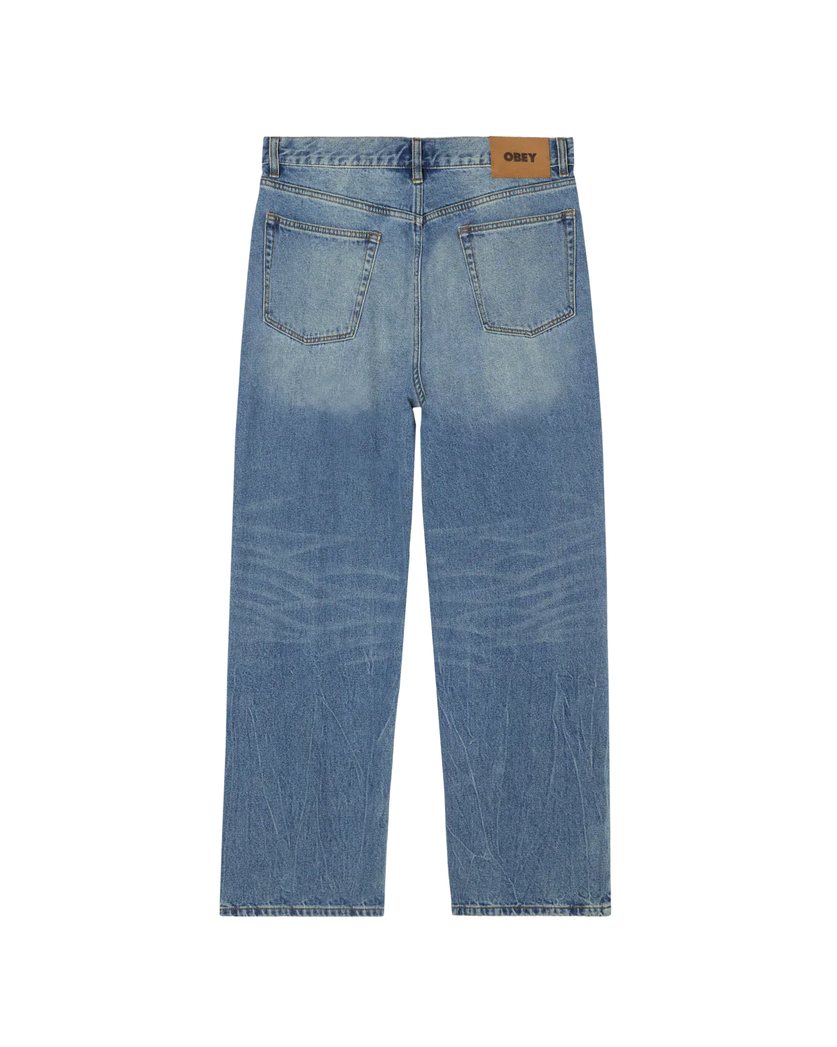 Obey Classic Baggy Vintage Denim - Heavy Vintage Light Indigo - Image 2