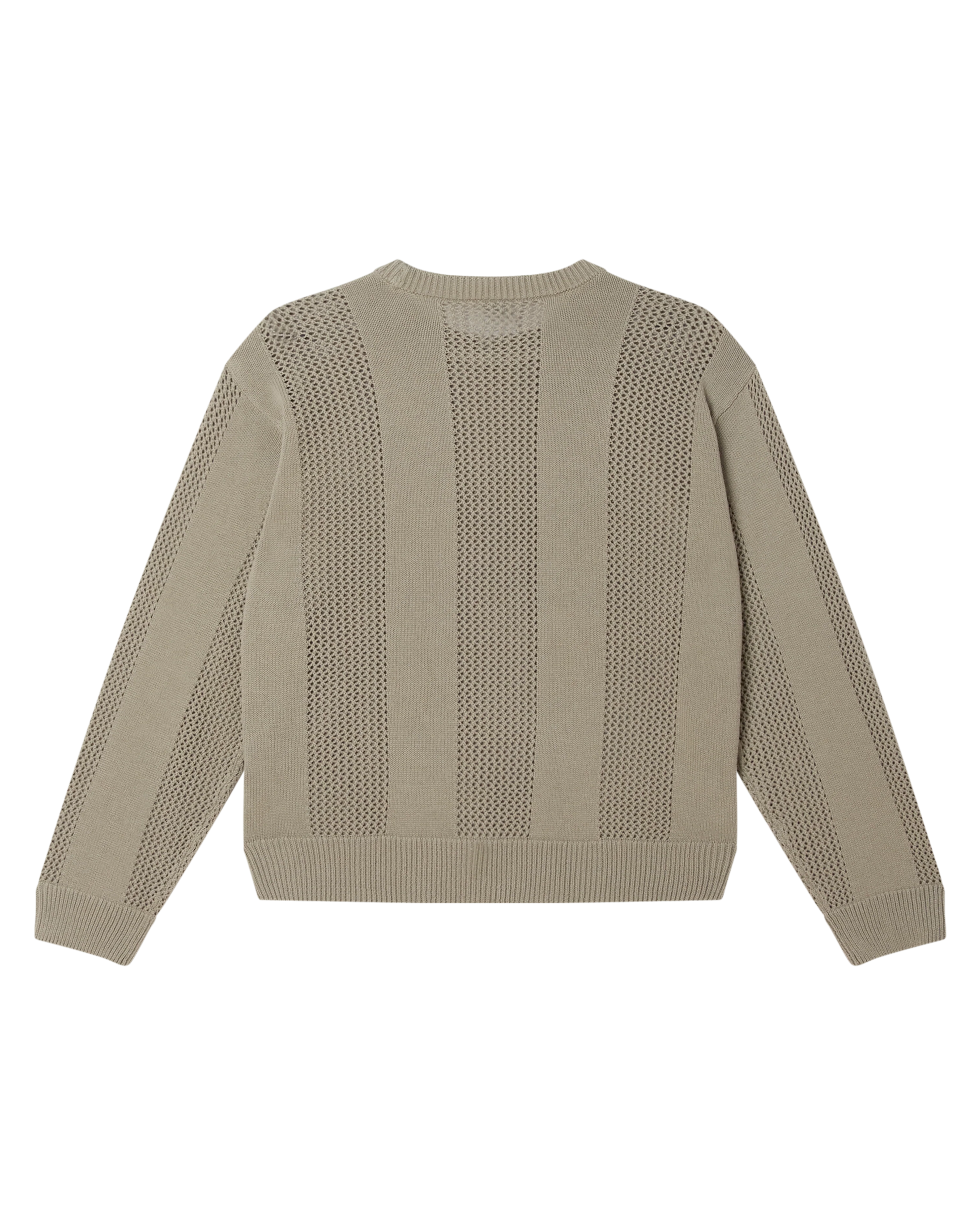 Obey Crochet Sweater - London Fog - Image 2