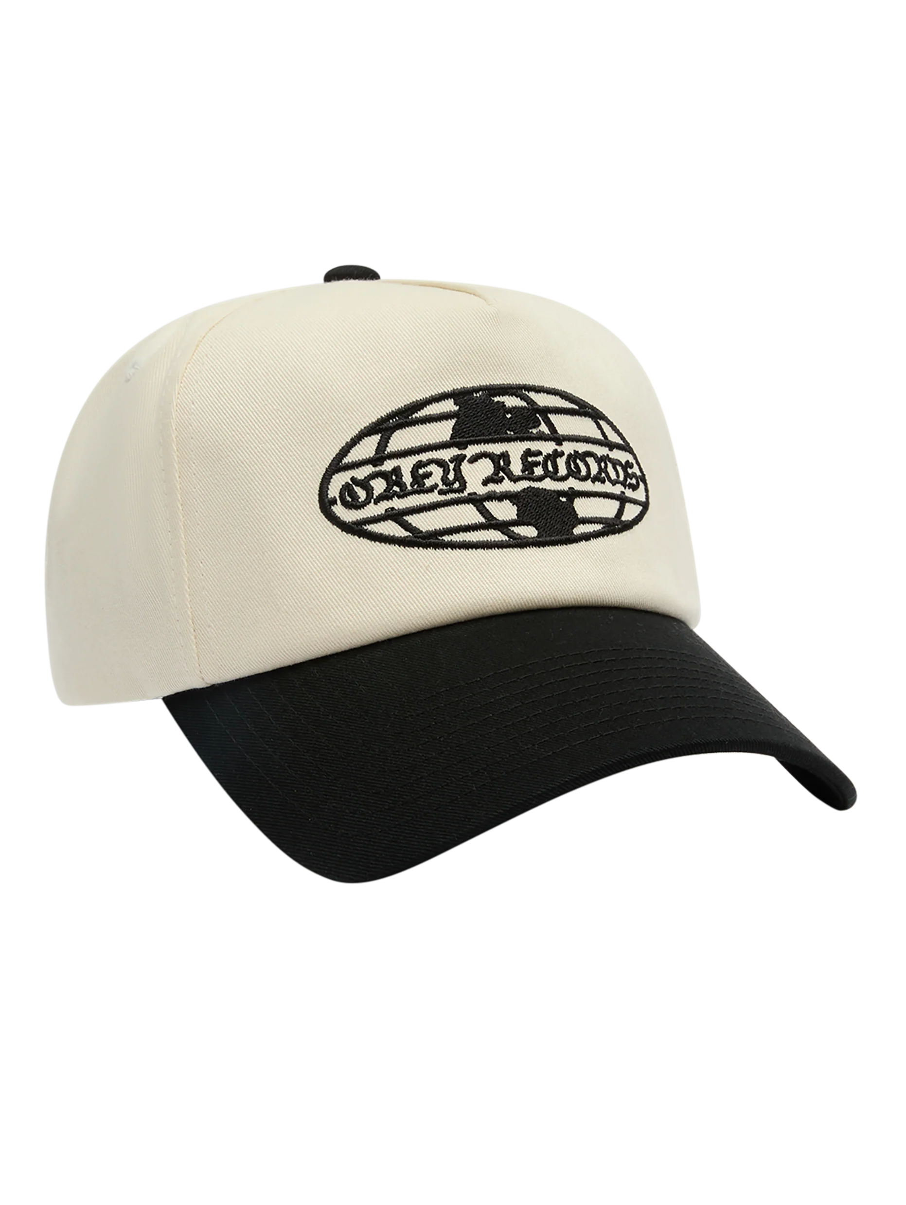 Obey World Records 5 Panel Hat - Black Multi