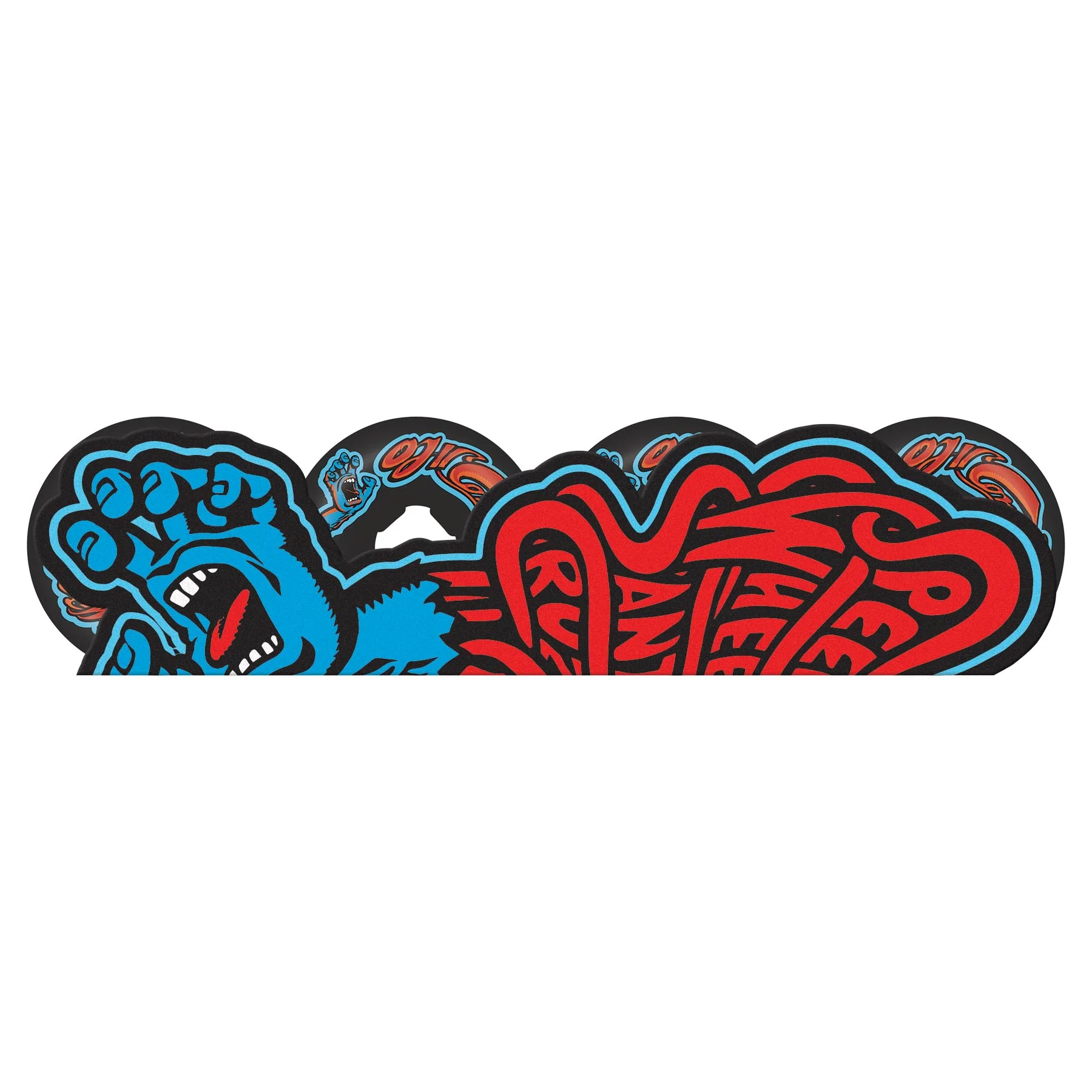 OJ Wheels Sceaming Hand Black 101a - 56mm - Image 4