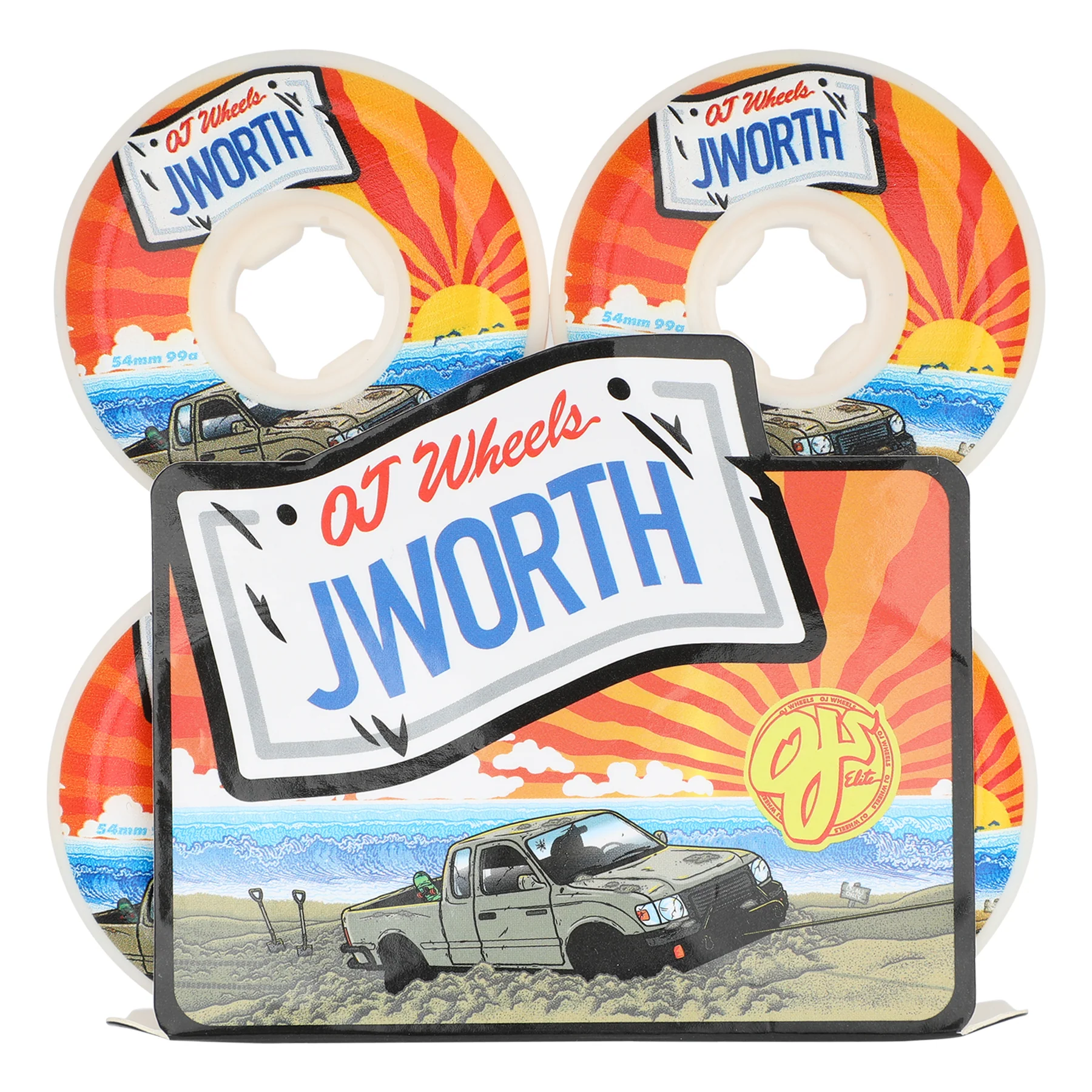 OJ Wheels Worthington Elite Hardline 99a - 54mm - Image 4