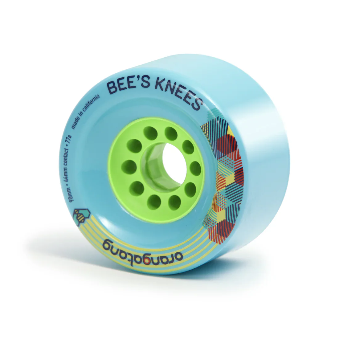 Orangatang Bee's Knees 77a Blue - 90mm - Image 3