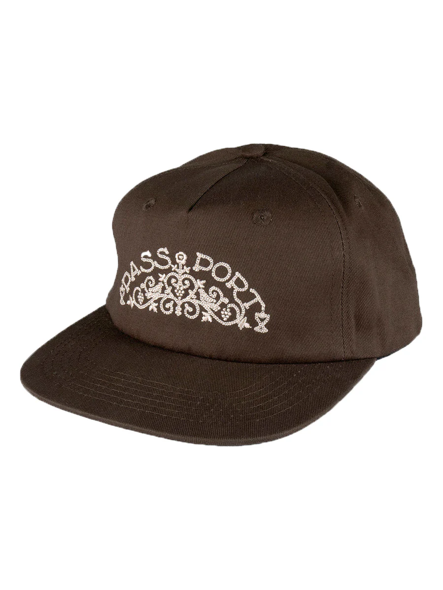 Pass Port Vineyard Birds Workers Cap - Chocolate