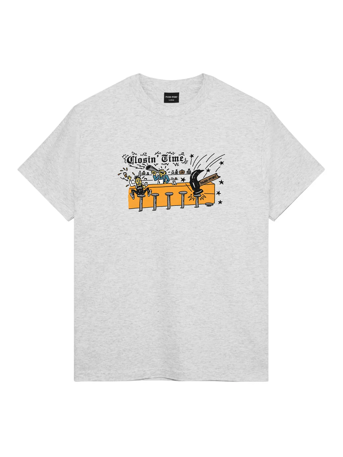 Passport Closin' Time Tee - Ash