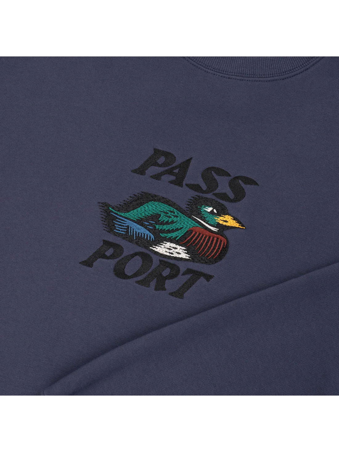 Passport Fast Duck Sweater - Dusty Blue - Image 2