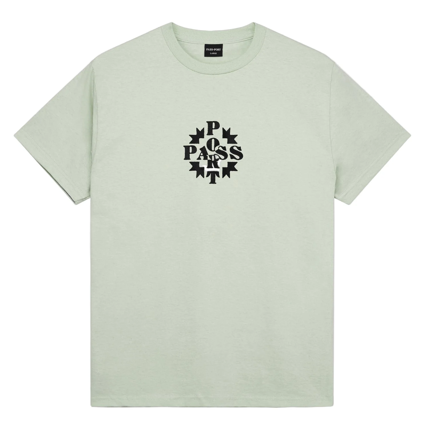 Passport Minted Tee - Harbour Grey