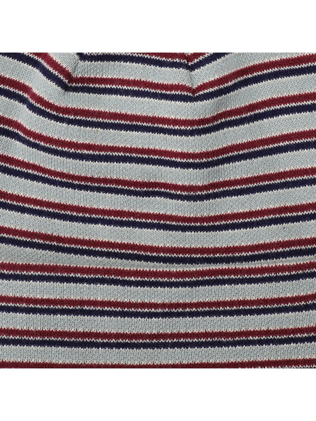Passport Organic Stripe Knit Beanie - Light Blue - Image 2