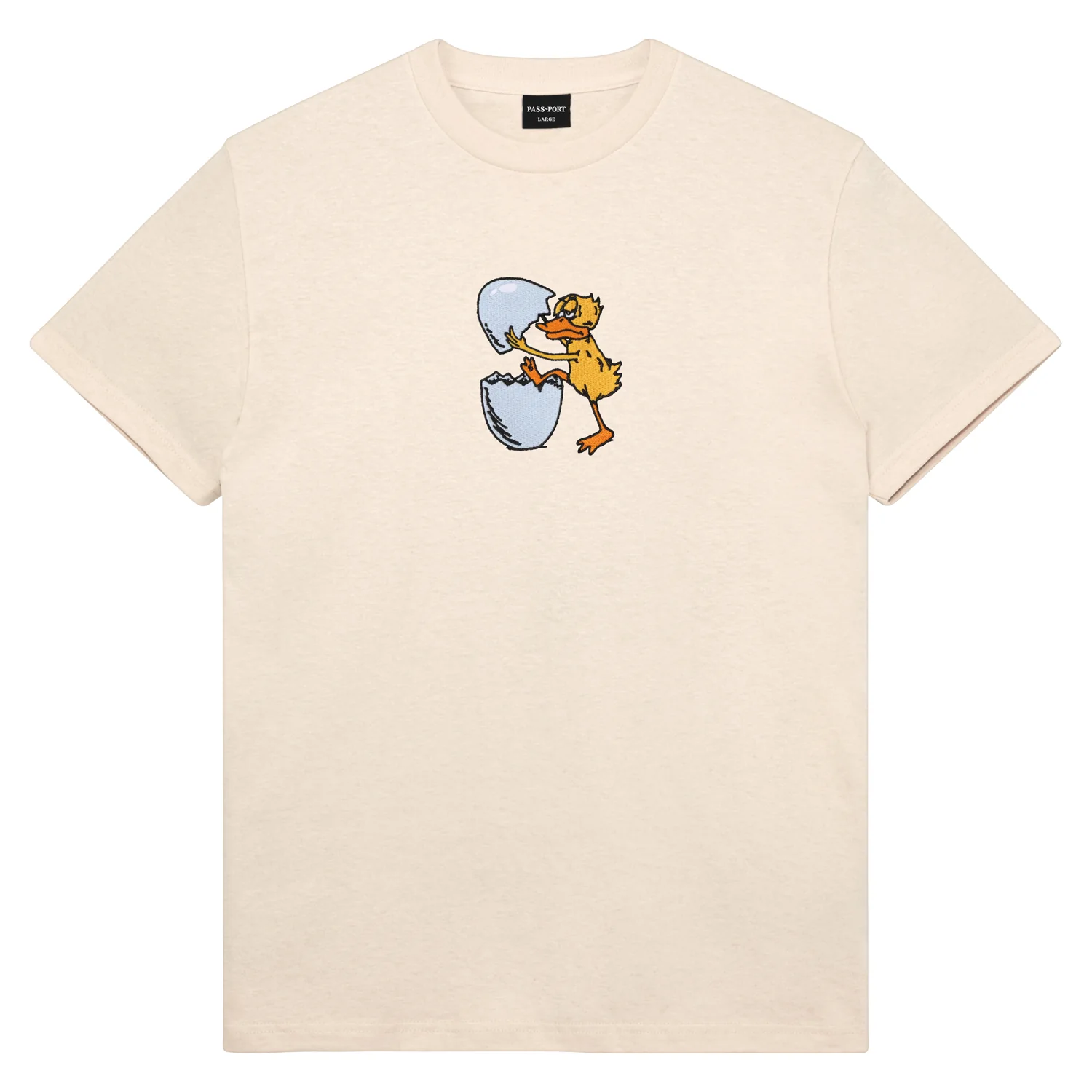 Passport Over It Tee - Natural