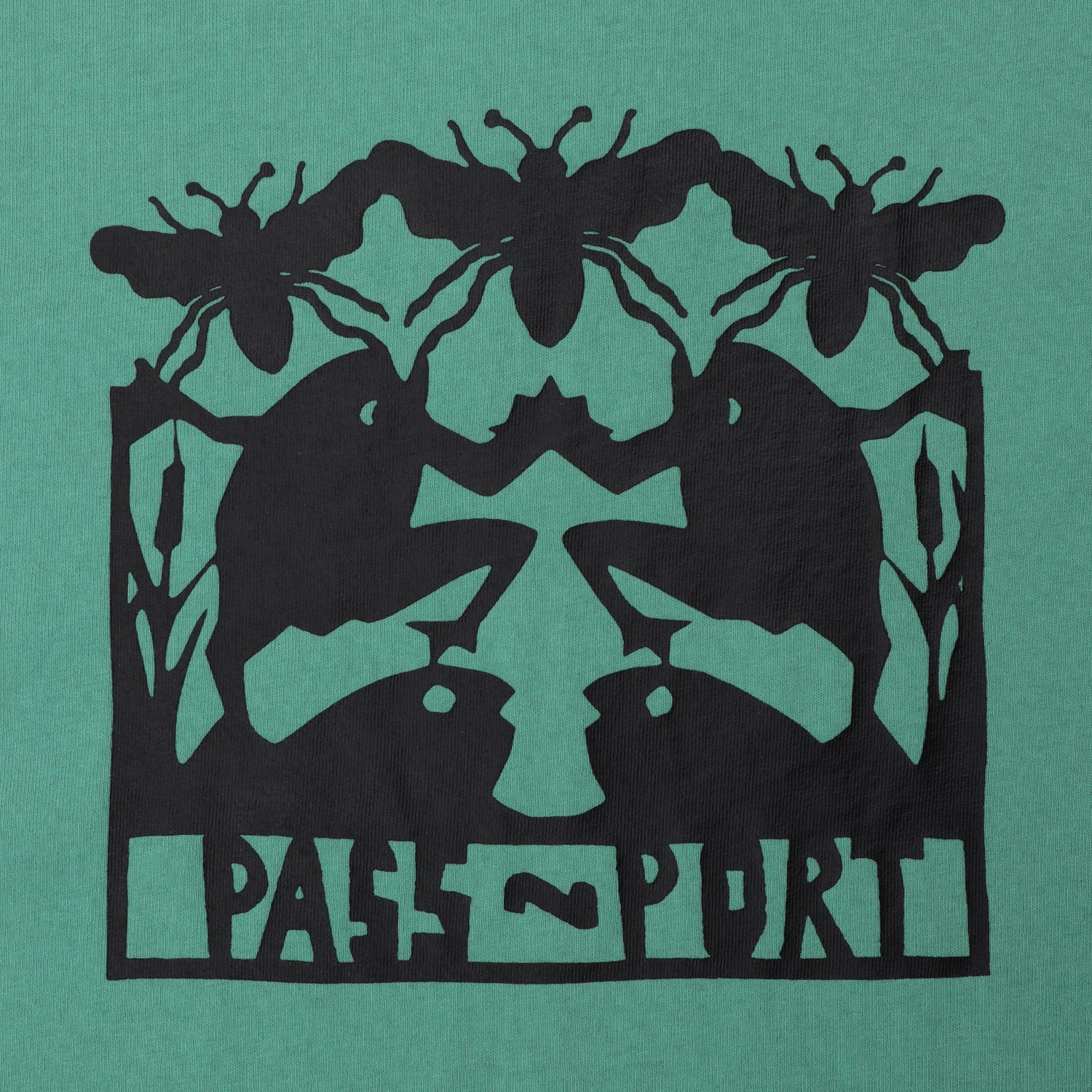 Passport Scissorcraft Tee - Teal - Image 2