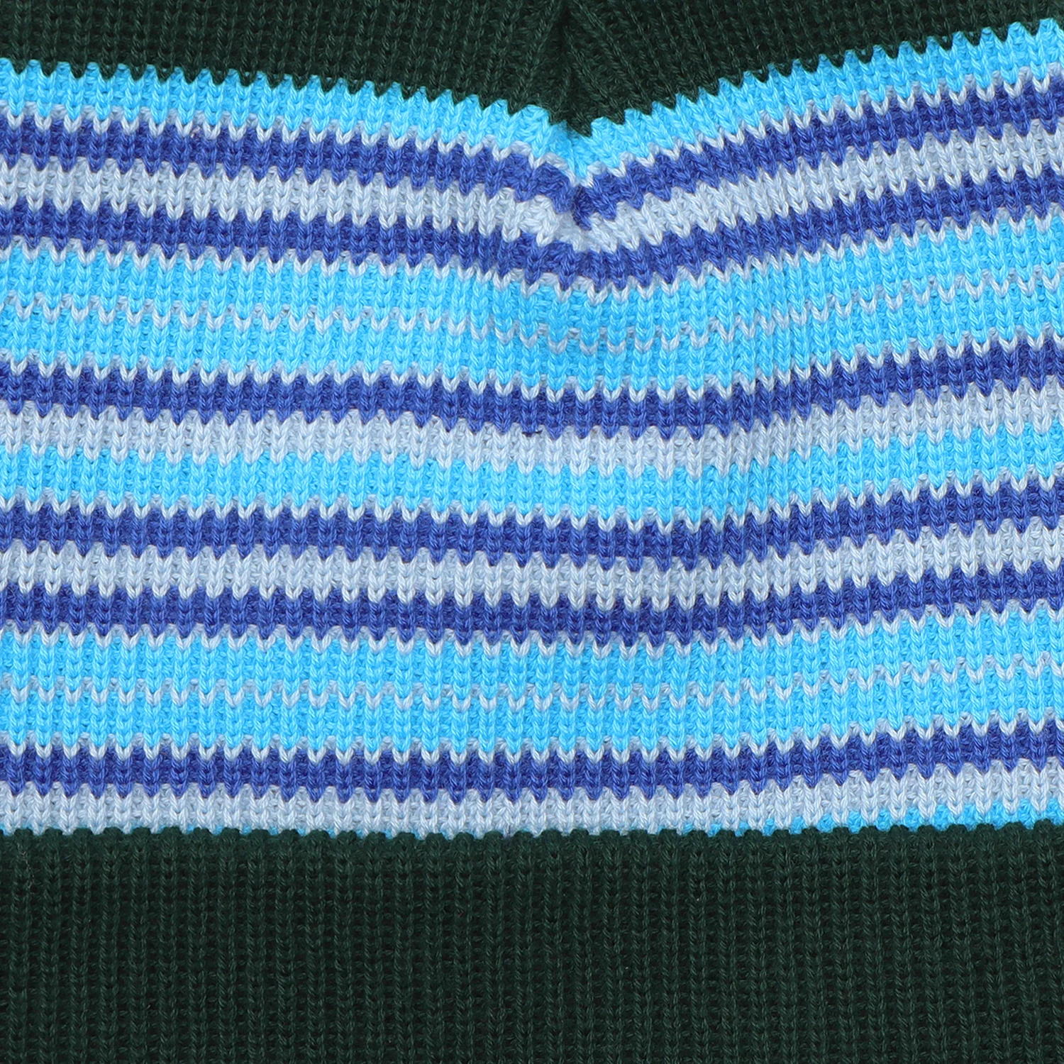 Passport Striped Organic Knit Beanie - Dark Jade - Image 2