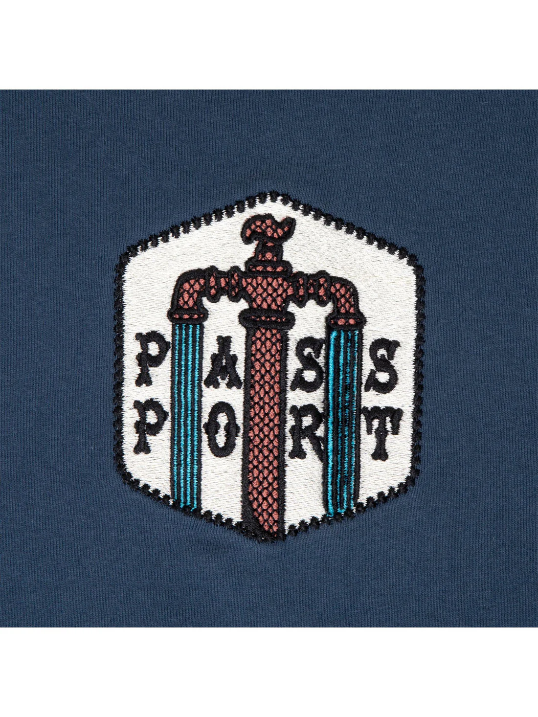 Passport Water Supply Tee - Harbour Blue - Image 2