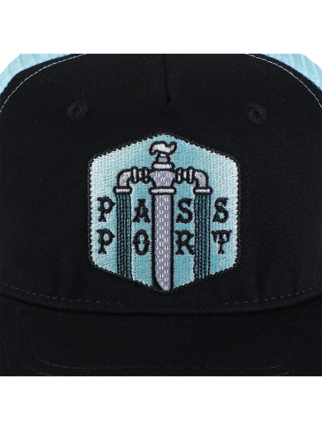 Passport Water Supply Workers Trucker - Black - Image 3