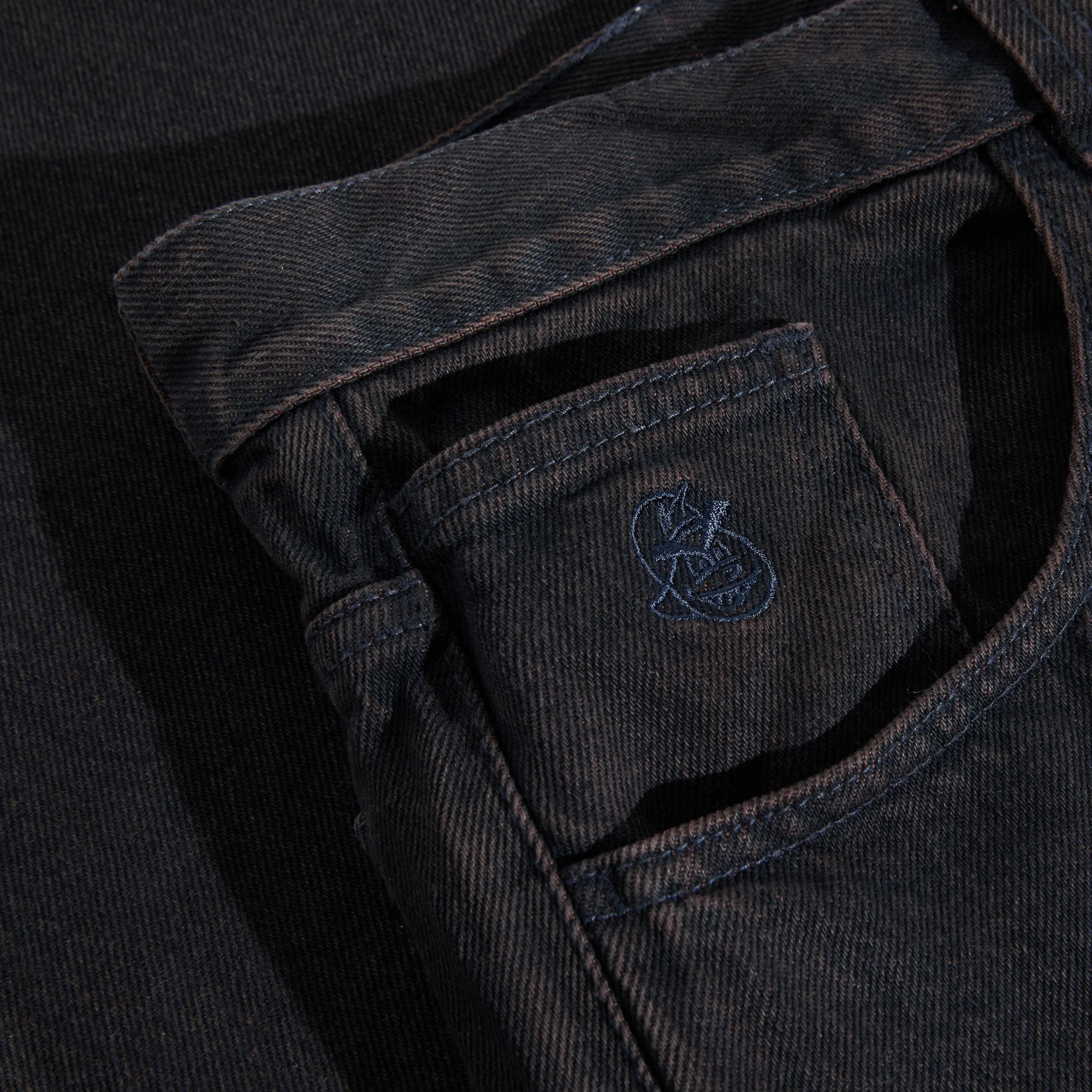Polar 93! Pants - Brown / Blue - Image 3