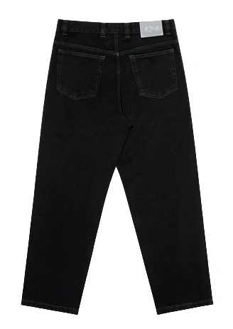 Polar '93! Pants Contrast Stitching - Black / Dark Olive - Image 2