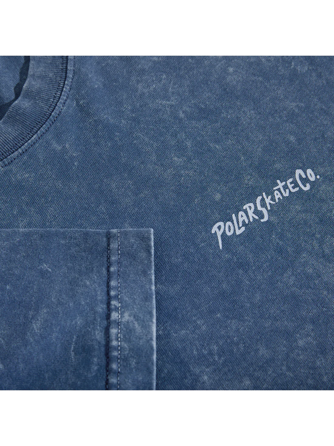 Polar Acid Tee Surf Logo - Dark Blue - Image 3