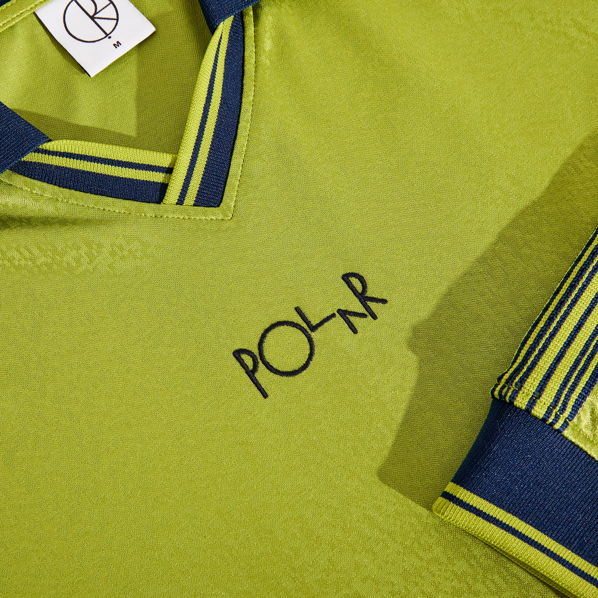 Polar Davie LS Shirt - Peridot / Dark Blue - Image 3