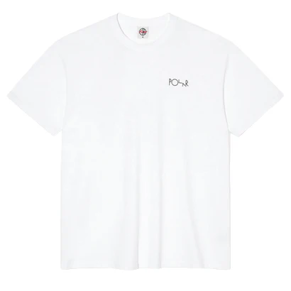 Polar Fill Logo Tee Happy Sad - White - Image 2