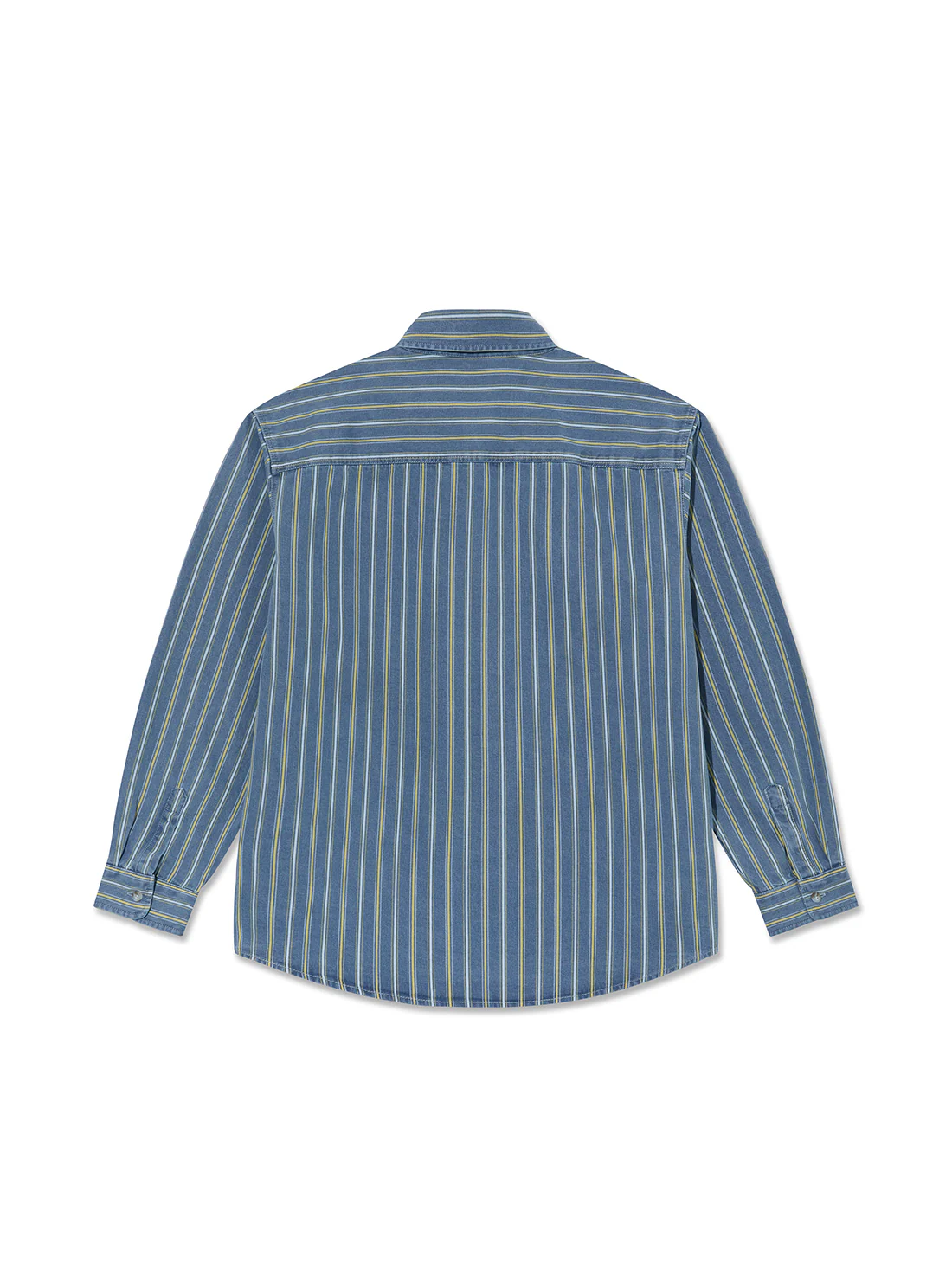 Polar Mike Denim Shirt - Blue / Yellow - Image 2