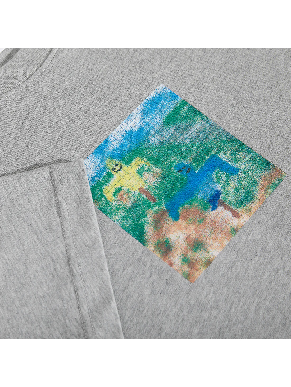Polar Scarecrow Tee - Heather Grey - Image 3