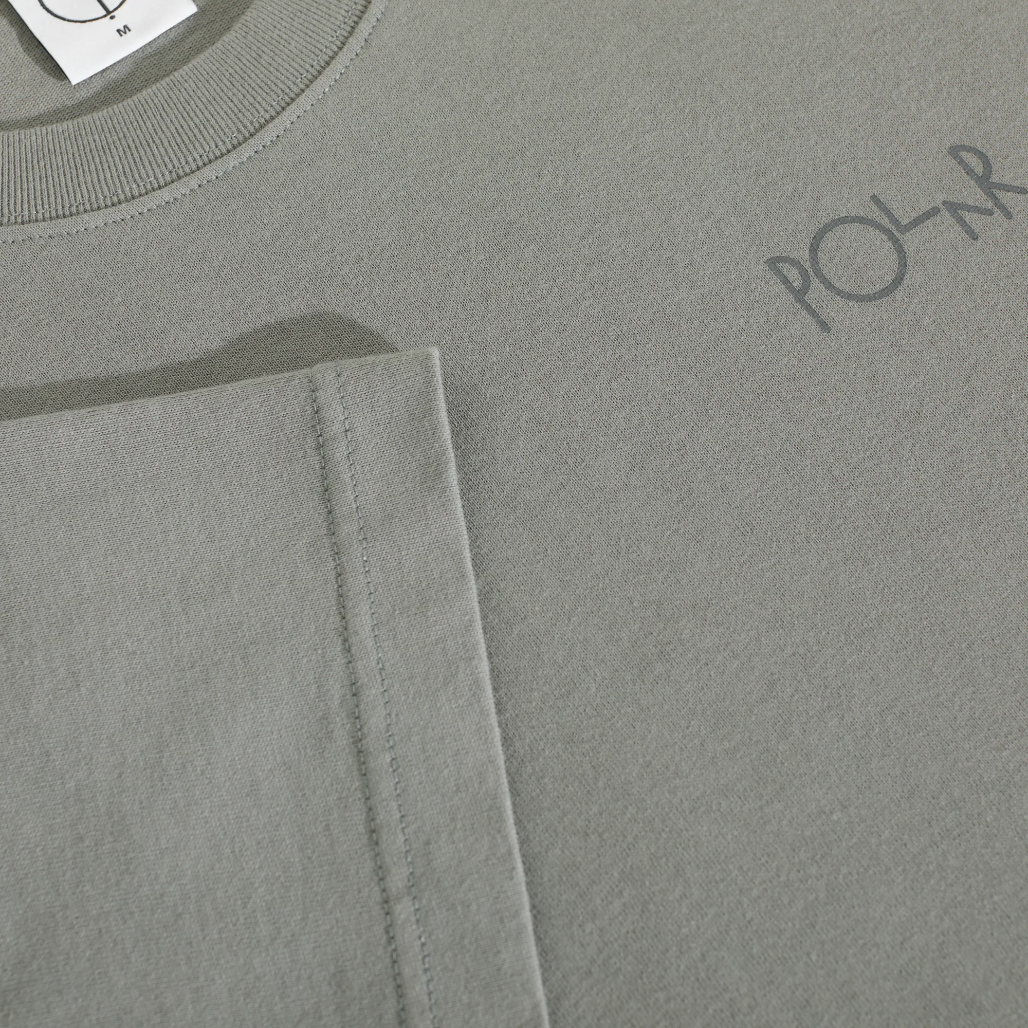Polar Stroke Logo Contrast Tee - Grey - Image 3