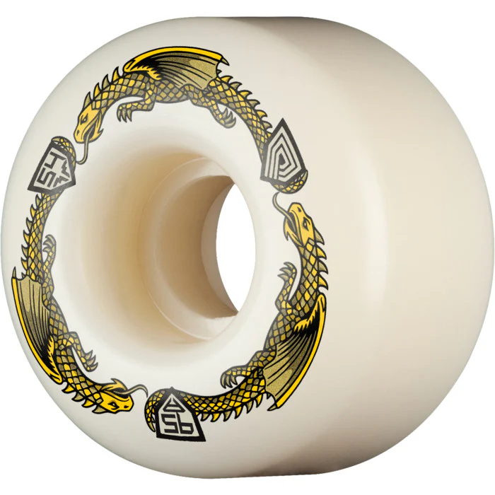 Powell Dragon Formula Yellow 95a - 54mm x 34mm