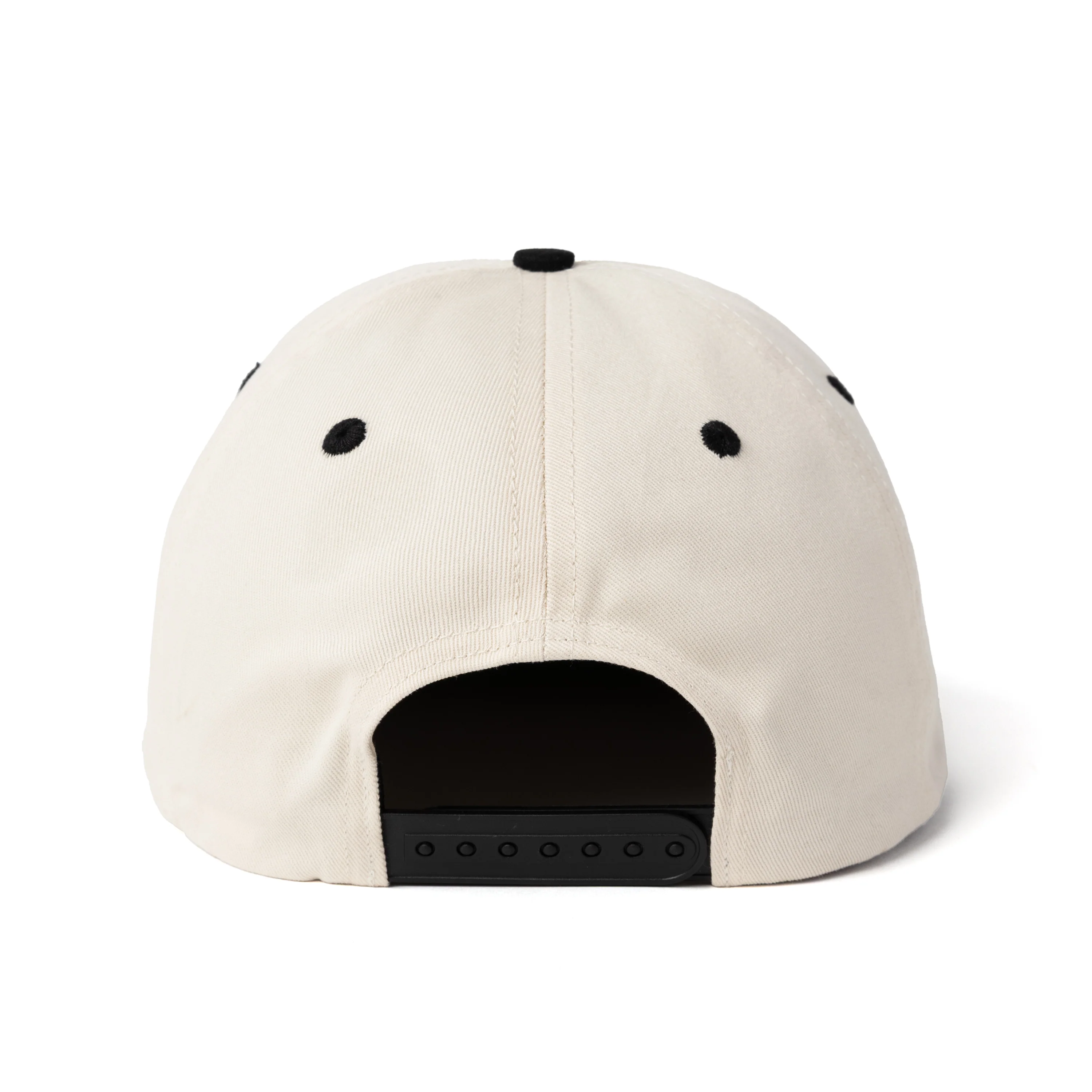 Quartersnacks Journalist Cap - Cream / Black - Image 2