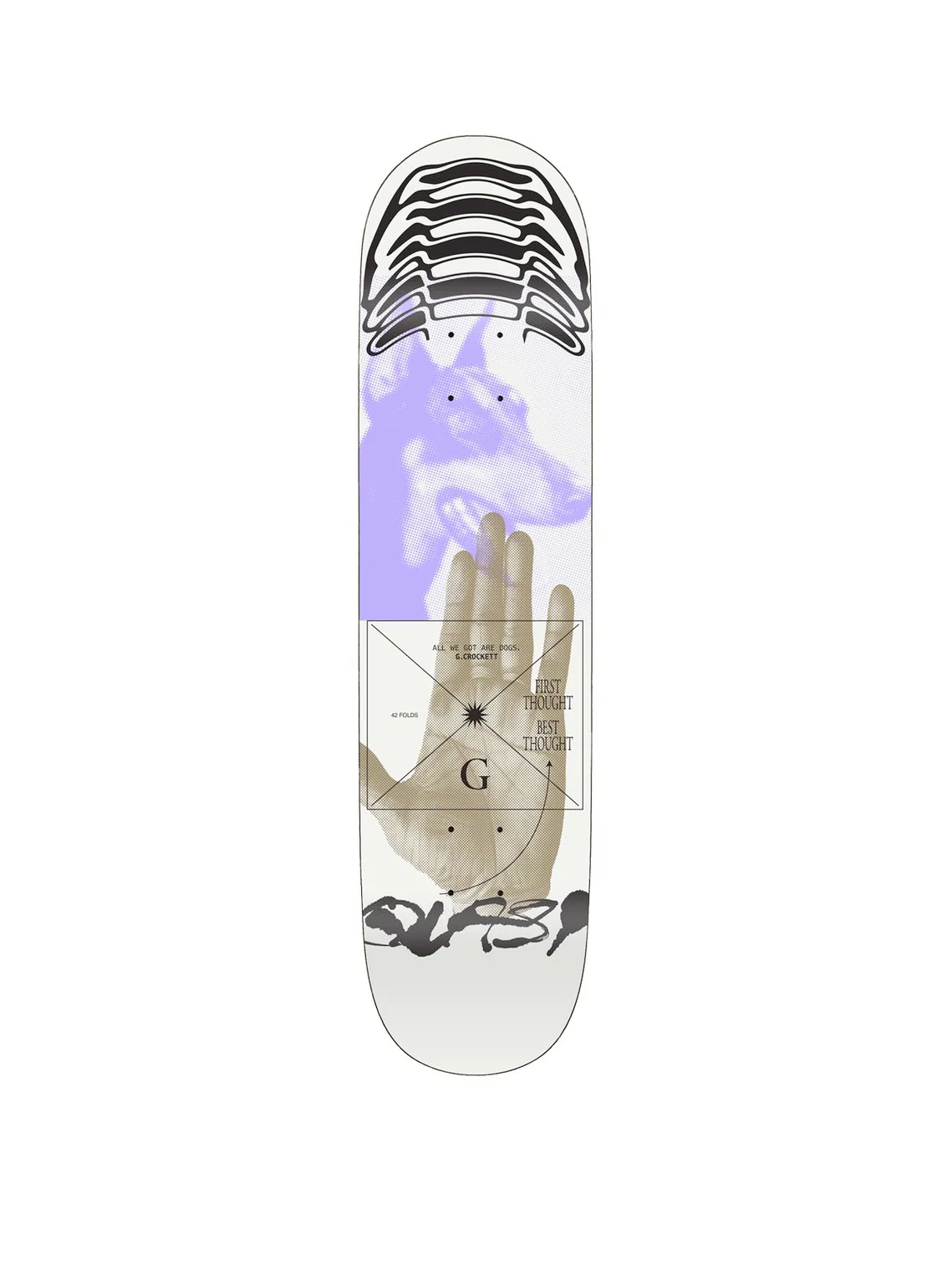 Quasi Gilbert Crockett Thoughts Deck - 8.5 A