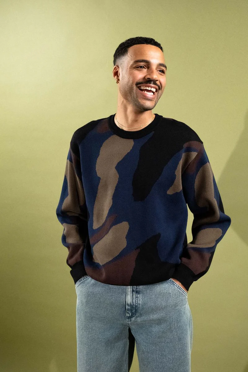 Quasi Raymond Sweater - Navy - Image 2