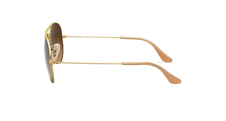 Ray-Ban Aviator Large Metal - Matte Arista w/ Brown Gradient - Image 3