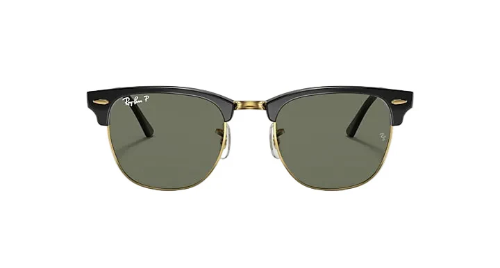 Ray-Ban Clubmaster - Black w/ G15 Green - Image 2