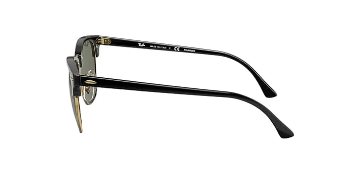 Ray-Ban Clubmaster - Black w/ G15 Green - Image 3