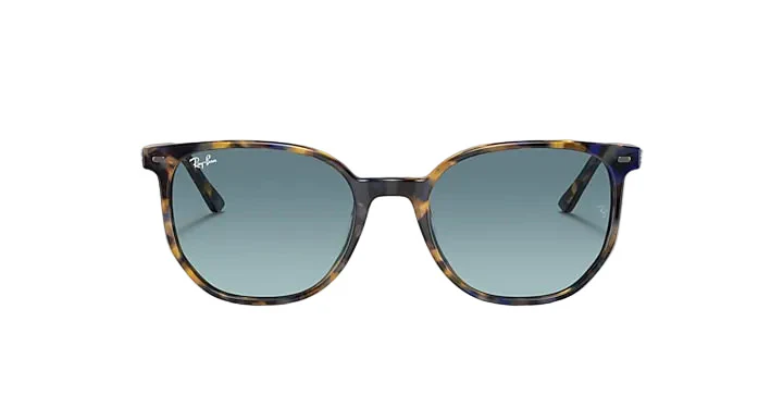 Ray-Ban Elliot - Yellow & Blue Havana w/ Blue Gradient Grey - Image 2