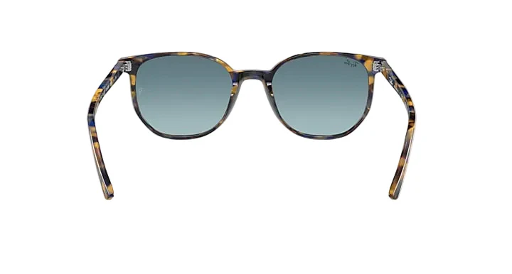 Ray-Ban Elliot - Yellow & Blue Havana w/ Blue Gradient Grey - Image 4