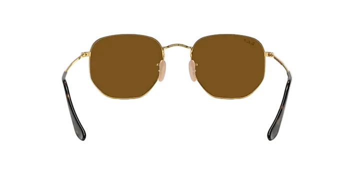Ray-Ban Hexagonal - Arista w/ B-15 Brown - Image 4
