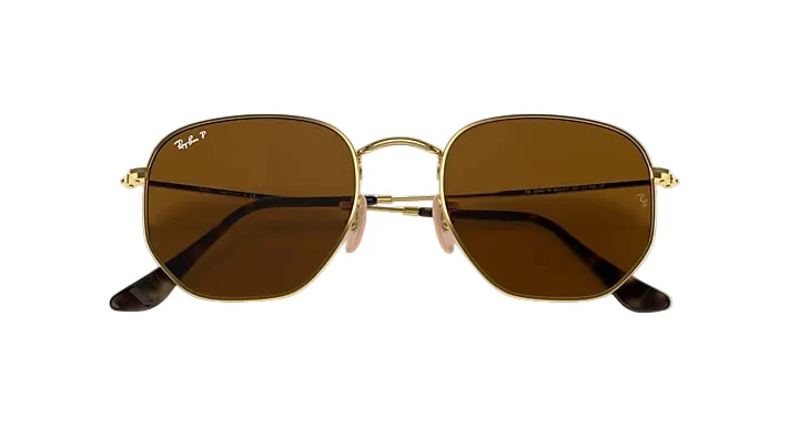 Ray-Ban Hexagonal - Arista w/ B-15 Brown - Image 5