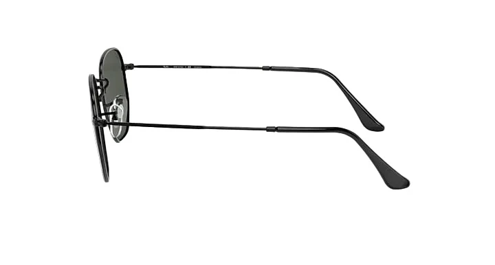 Ray-Ban Hexagonal - Black w/ G-15 Green - Image 3