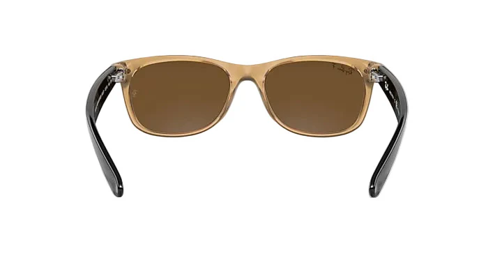 Ray-Ban New Wayfarer - Honey w/ B-15 Brown - Image 4