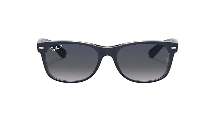 Ray-Ban New Wayfarer - Matte Blue On Transparent w/ Blue Gradient - Image 2
