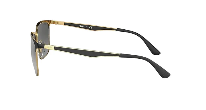 Ray-Ban RB3569 - Black On Arista w/ Grey Mirror Silver Gradient - Image 3