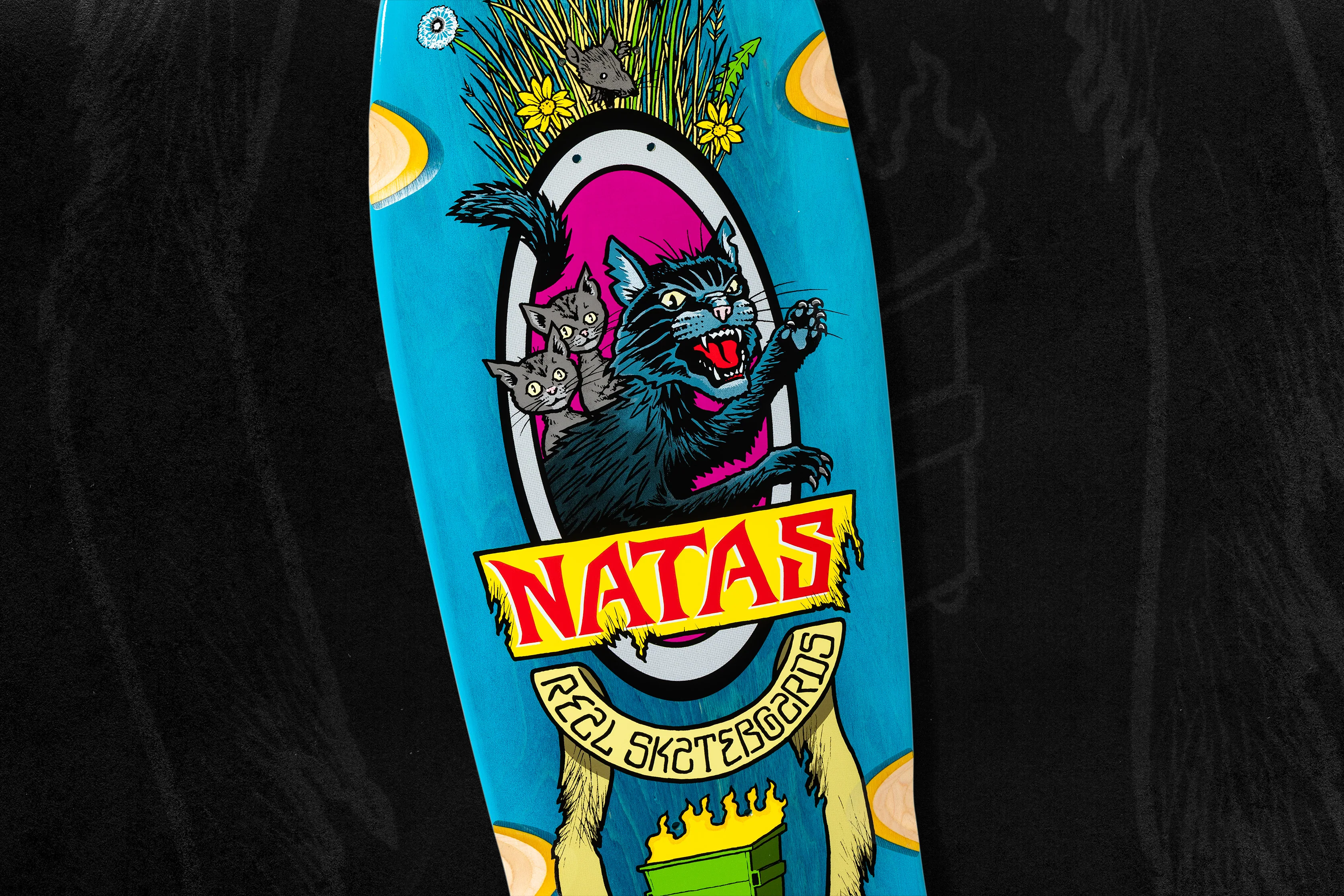Real x SSD Natas Panther Wheel Well Deck - 10.8 - Image 3
