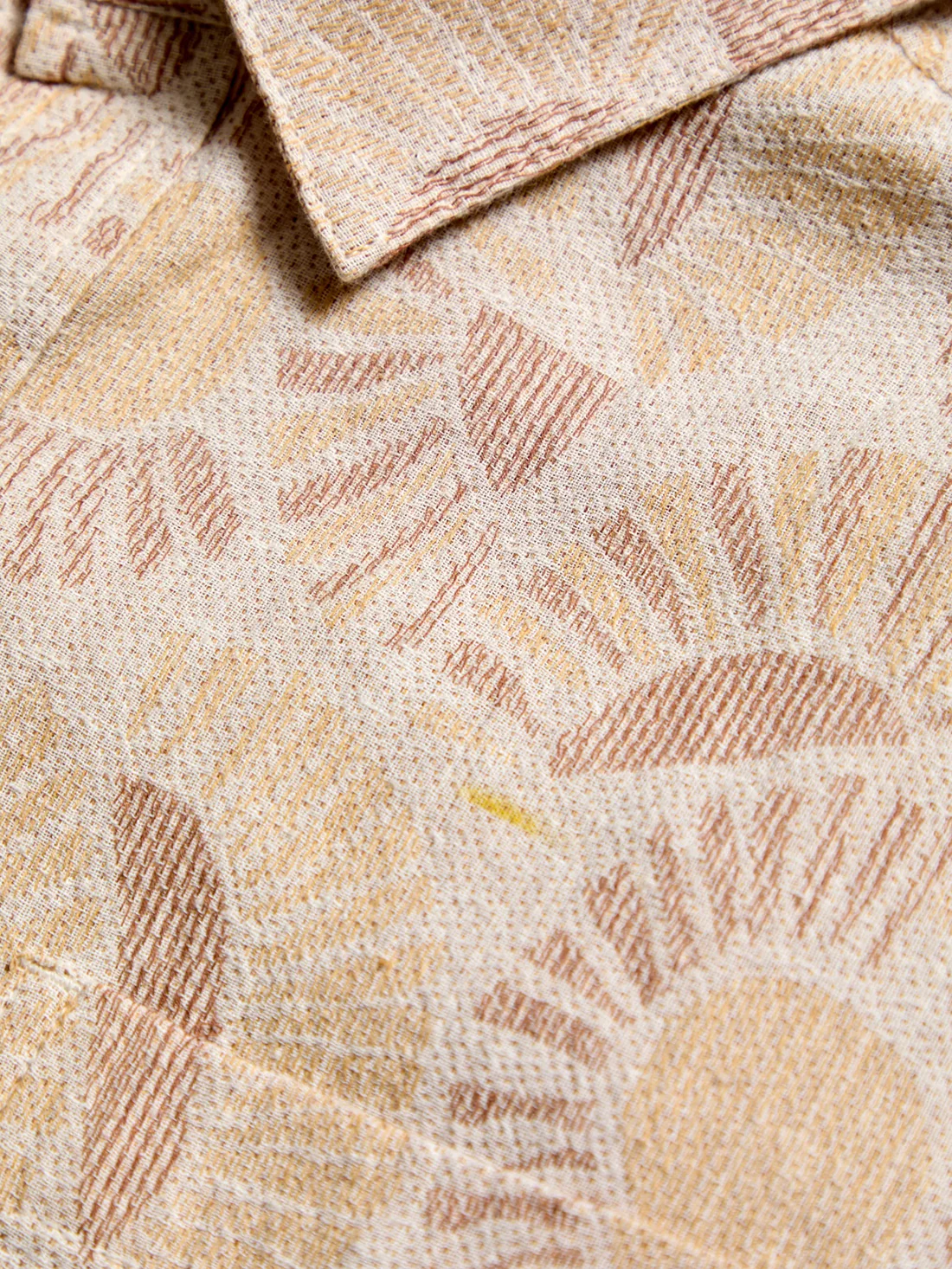 RVCA Exotica II Short Sleeve Shirt - Natural Sun - Image 5