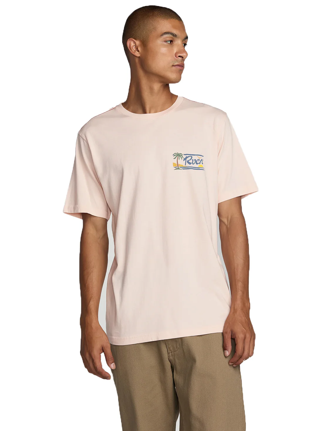 RVCA Exotica Short Sleeve Tee - Peach