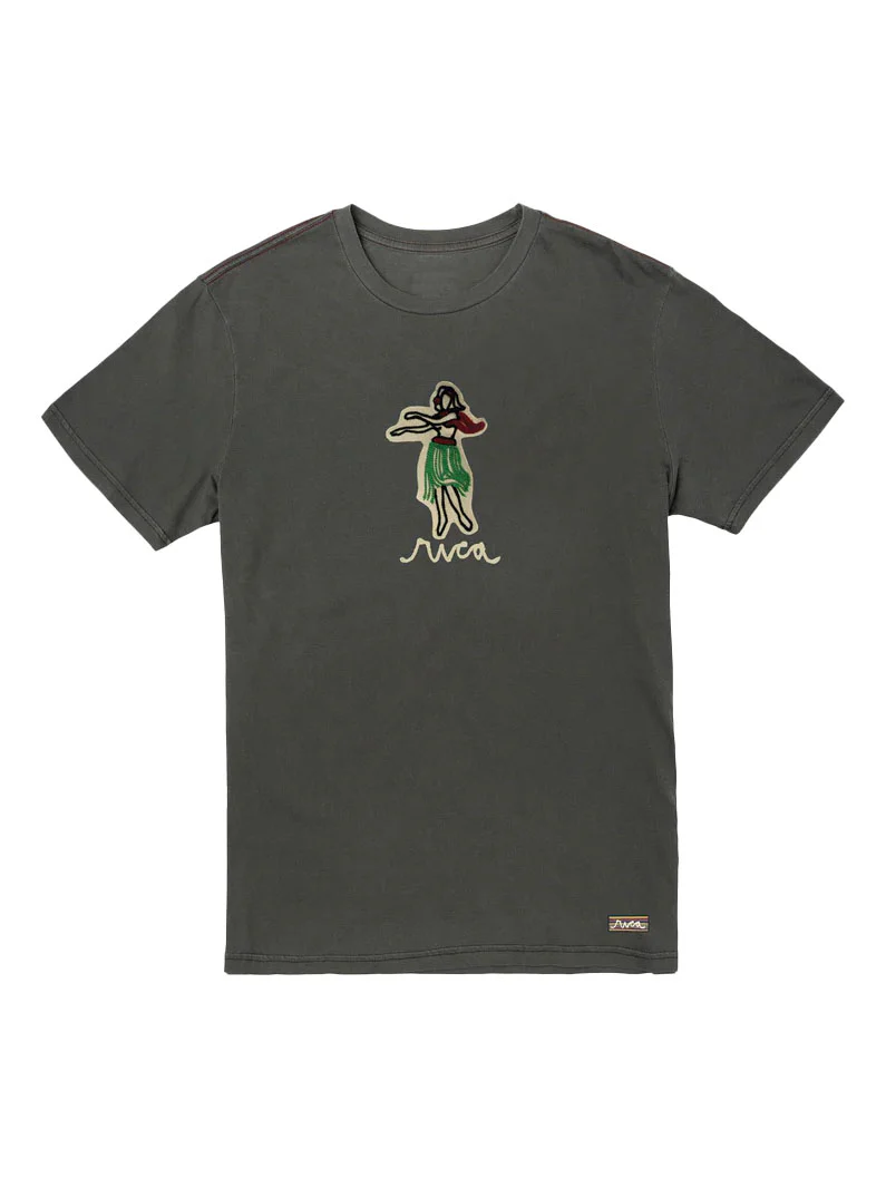 RVCA Oblow Hula Tee - Pirate Black