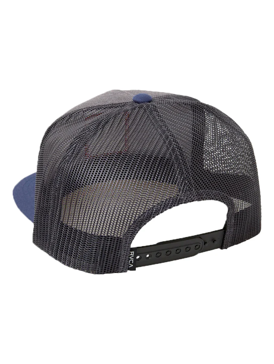 Rvca VA All the Way Trucker - Grey / Navy - Image 2