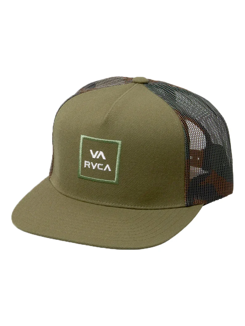 Rvca VA All the Way Trucker - Olive / Camo