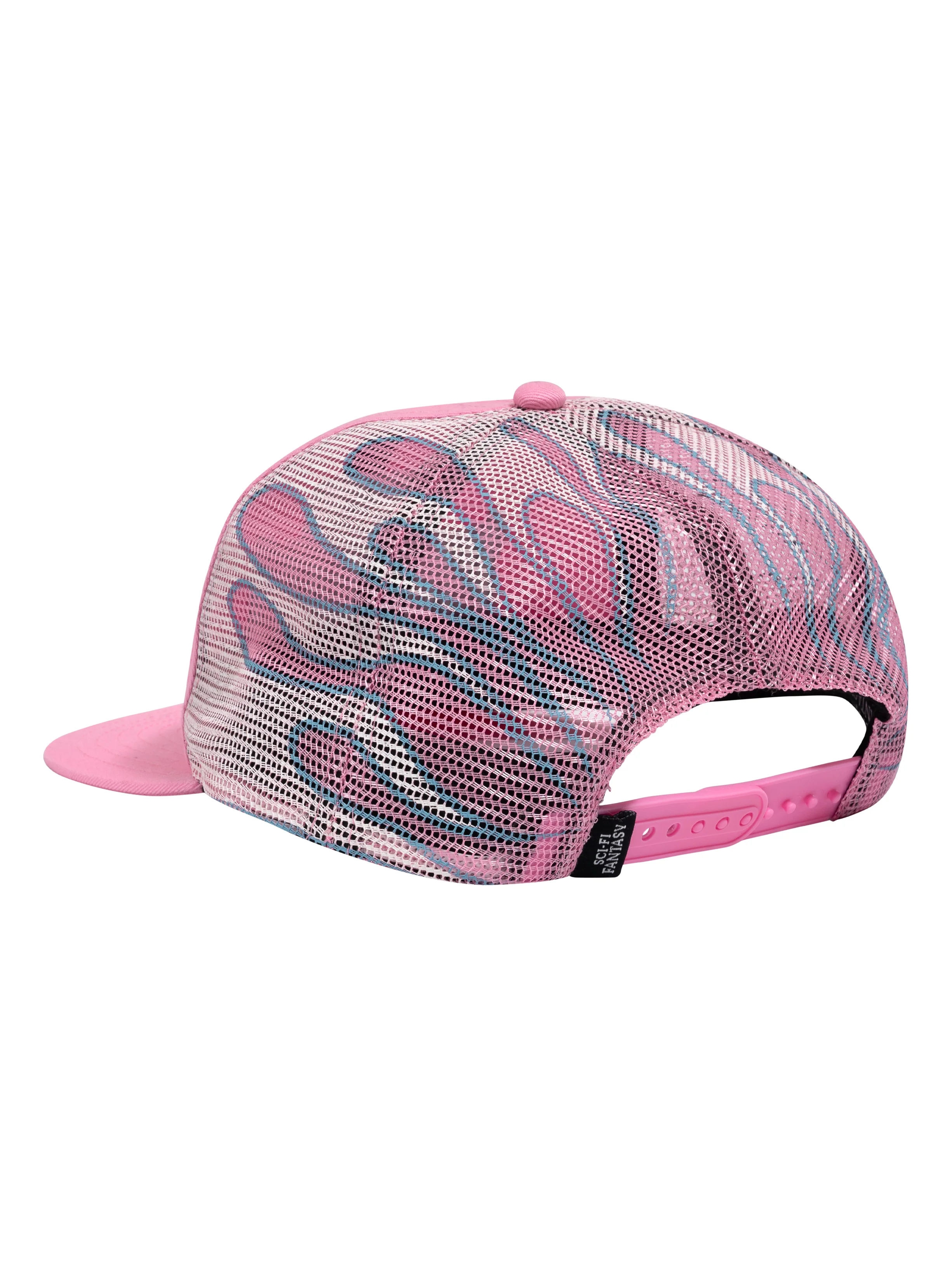 Sci Fi Fantasy Biker Logo Hat - Pink - Image 2